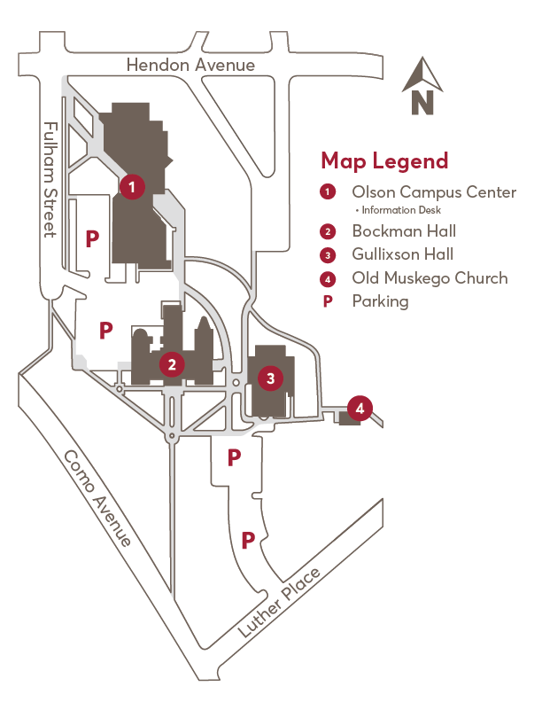 Luther College Campus Map Maps And Directions