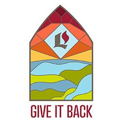 Give it back stained glass