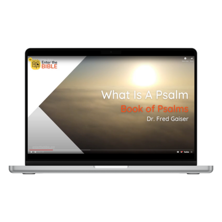 Enter the Bible: Book of Psalms