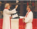 ELCA Presiding Bishop Mark Hanson installed Richard Bliese as president of Luther Seminary.