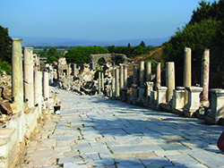 A street in ancient Ephesus